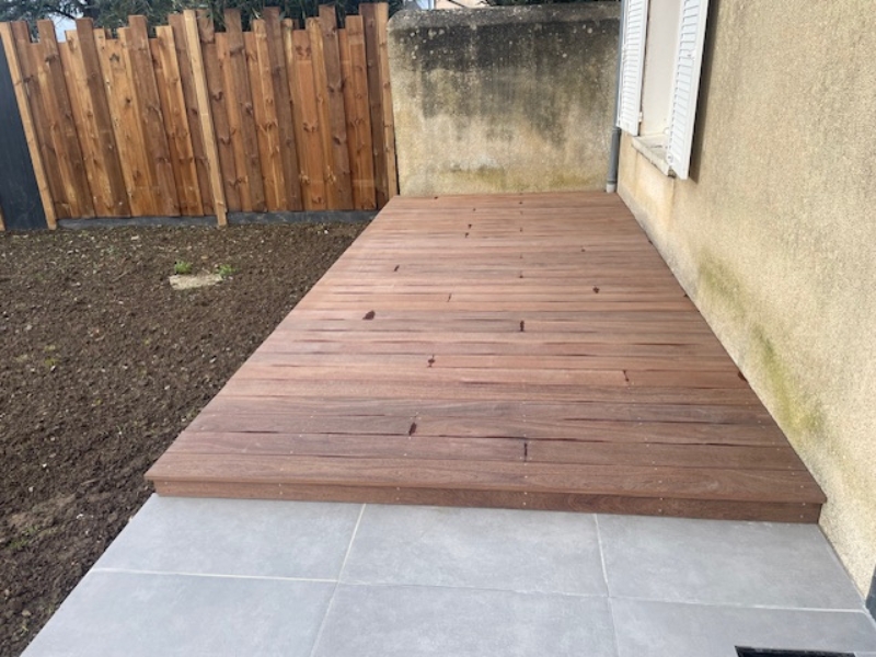 terrasse et bois paysagiste