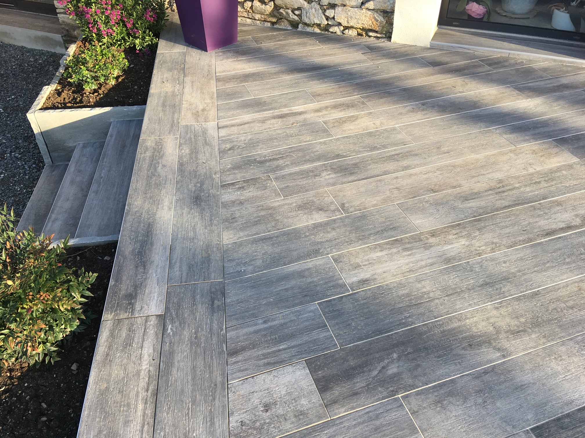 terrasse imitation bois avrillé